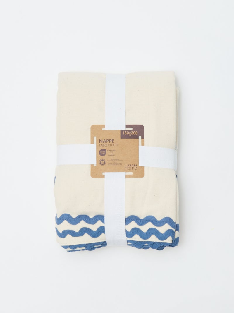 Tovaglia in misto lino - Kiabi Home Beige - Kiabi