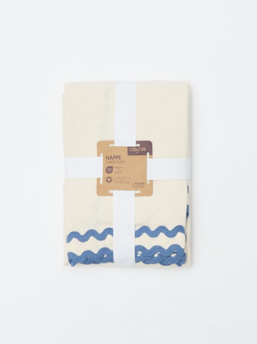 Tovaglia in misto lino (150x150 cm) - Kiabi Home - Kiabi