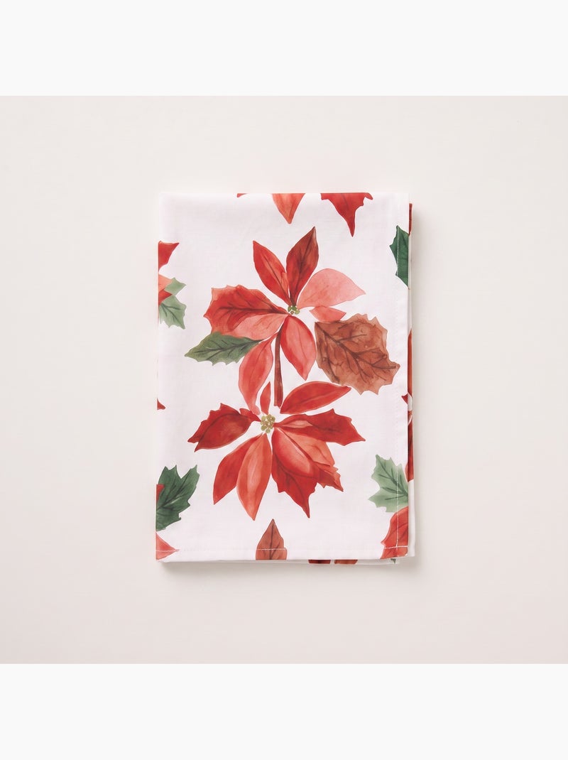 Tovaglia natalizia impermeabile con stampa stella di natale - gamusi. Bianco - Kiabi