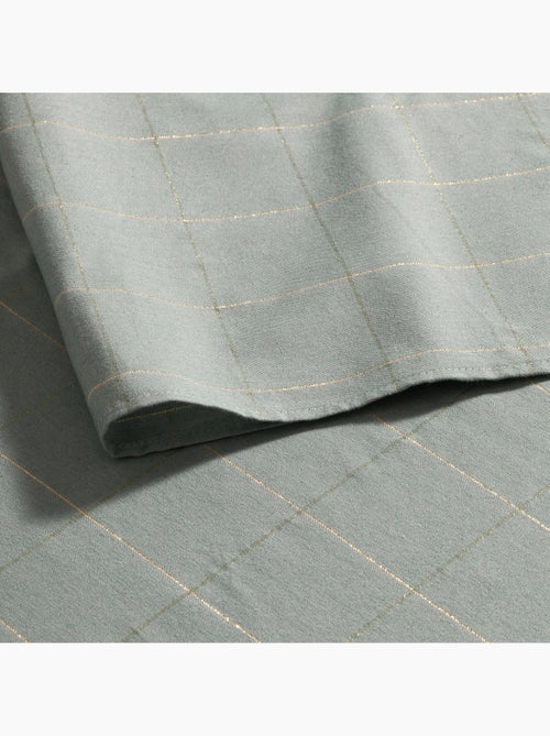 Tovaglia natalizia in cotone a quadri con filo lurex in rilievo - gamusi. - Kiabi