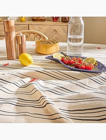 Tovaglia oceania 150x250cm in cotone beige