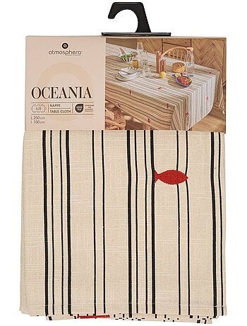 Tovaglia oceania 150x250cm in cotone beige