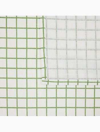 Tovaglia rettangolare garrigue 240x140cm in cotone bianco