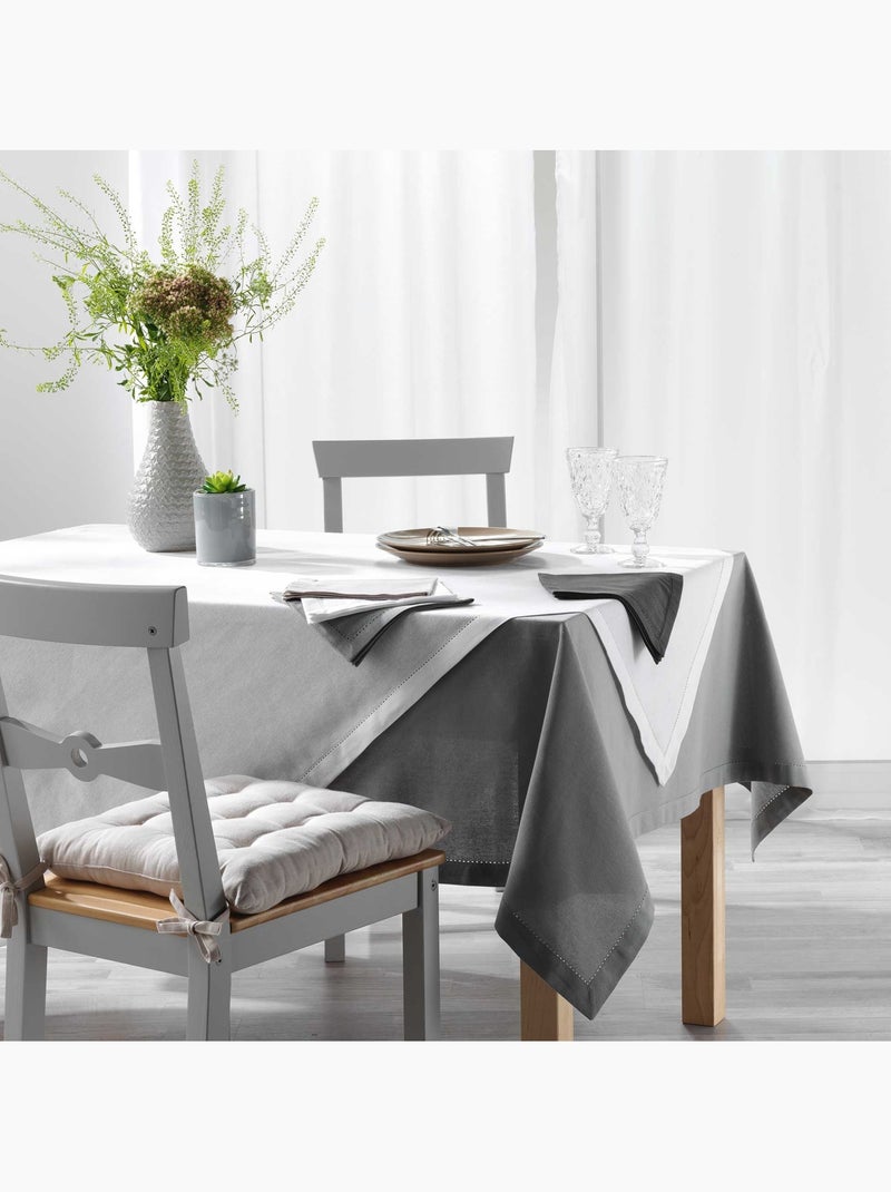Tovaglia rettangolare in cotone tinta unita Beige - Kiabi