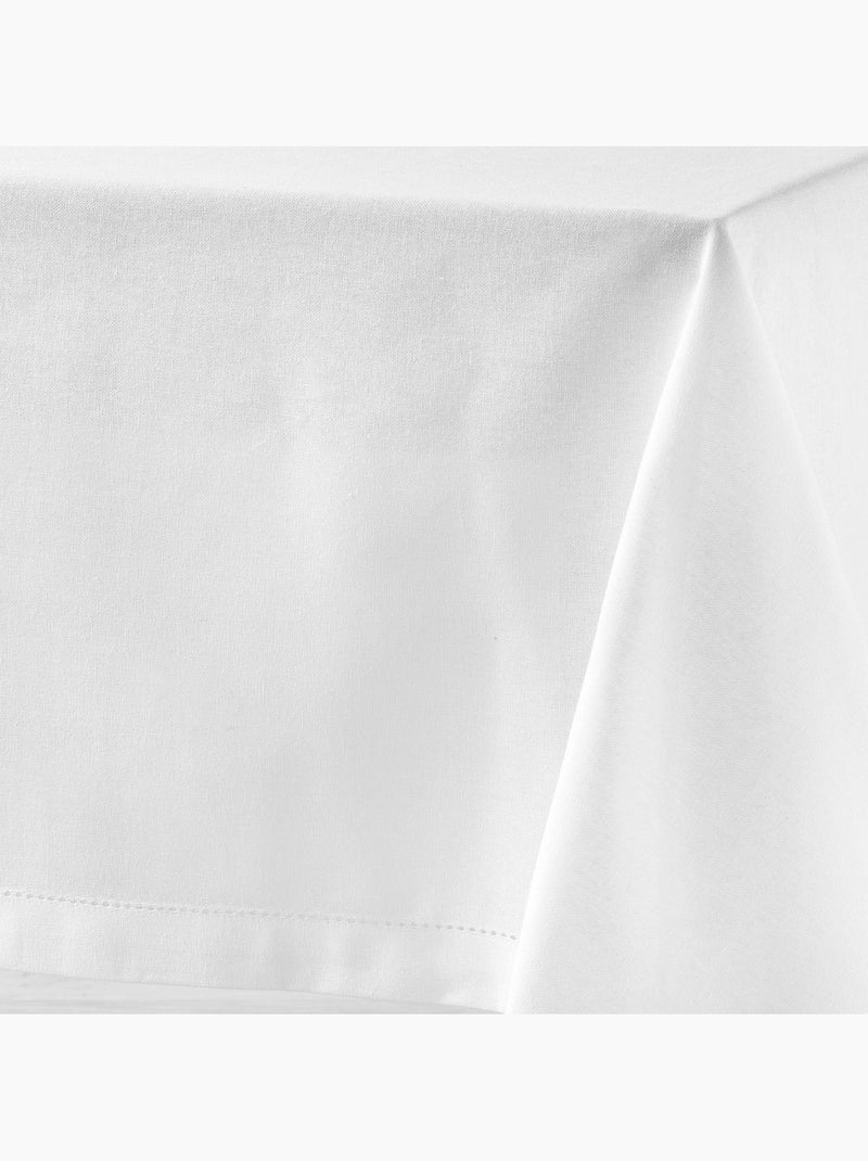 Tovaglia rettangolare in cotone tinta unita Bianco - Kiabi