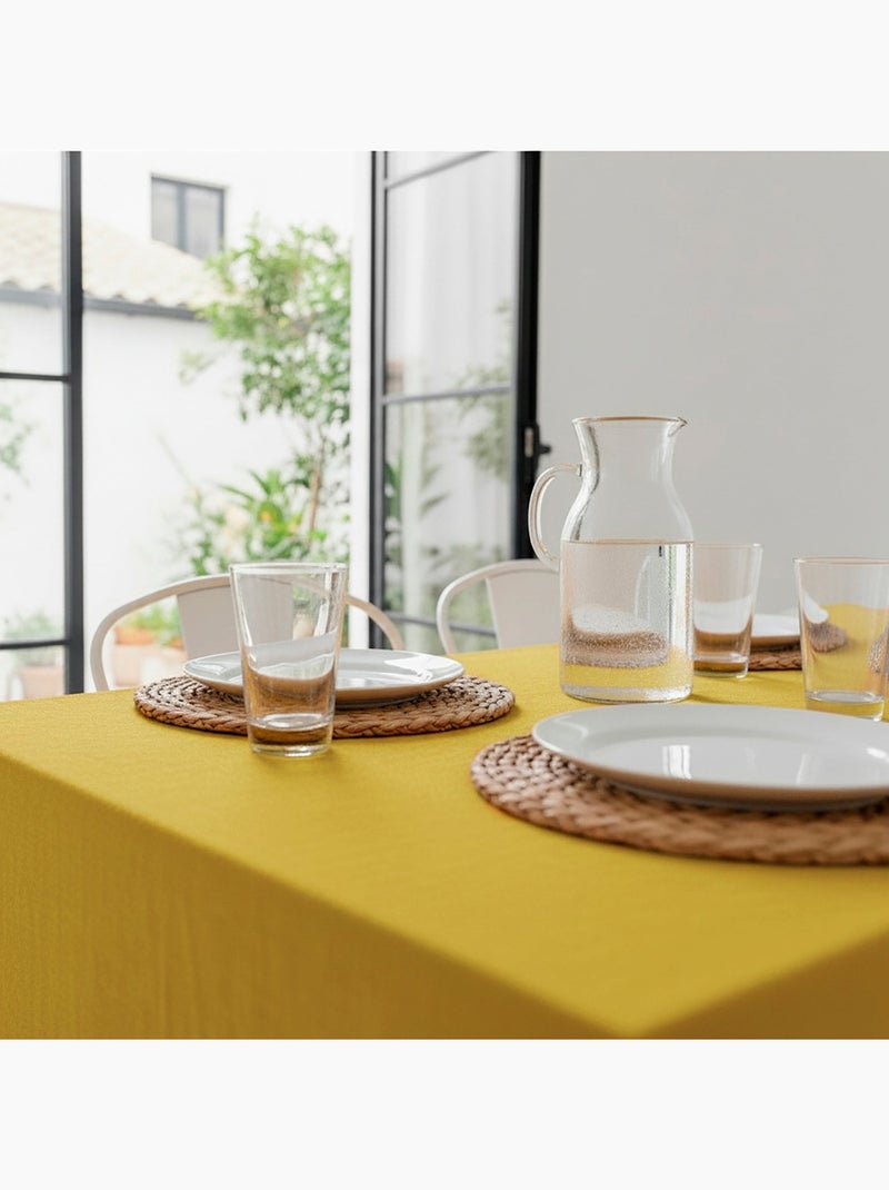 Tovaglia Solace "Happyfriday" Senape - Kiabi