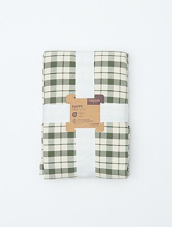Tovaglia stampata a quadri 150 x 250 cm - Kiabi Home