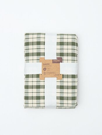Tovaglia stampata a quadri 150 x 300 cm - Kiabi Home