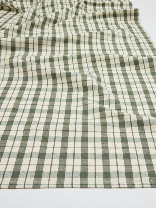 Tovaglia stampata a quadri 150 x 300 cm - Kiabi Home - Kiabi Tovaglia stampata a quadri 150 x 300 cm - Kiabi Home - Kiabi