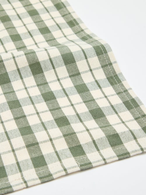 Tovaglia stampata a quadri 150 x 300 cm - Kiabi Home - Kiabi Tovaglia stampata a quadri 150 x 300 cm - Kiabi Home - Kiabi