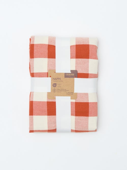 Tovaglia stampata a quadri (150x200 cm) - Kiabi Home - Kiabi