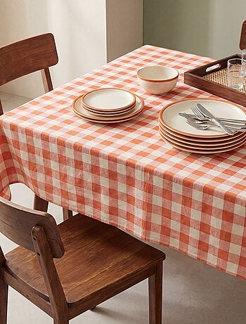 Tovaglia stampata a quadri (150x300 cm) - Kiabi Home