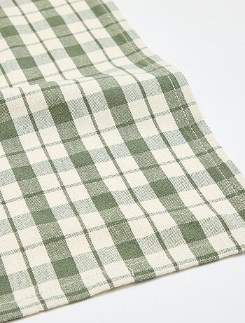 Tovaglia stampata a quadri (150x300 cm) - Kiabi Home