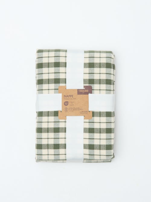 Tovaglia stampata a quadri (150x300 cm) - Kiabi Home - Kiabi