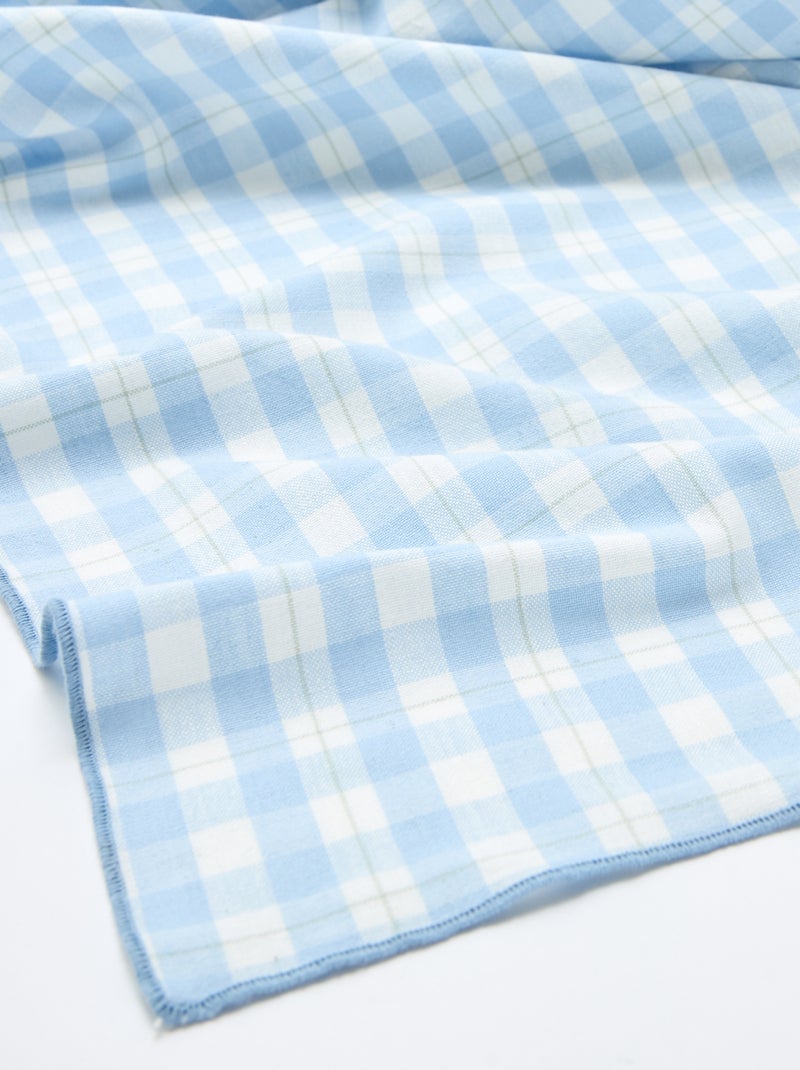 Tovaglia stampata a quadri Blu - Kiabi