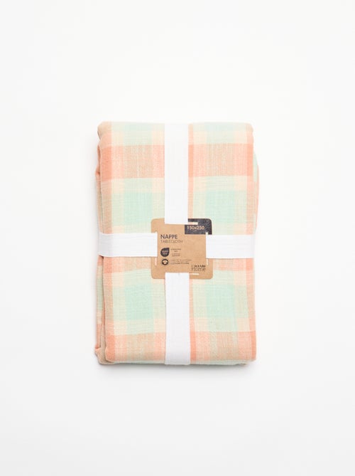 Tovaglia stampata a quadri - Kiabi