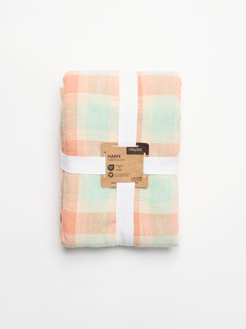 Tovaglia stampata a quadri - Kiabi