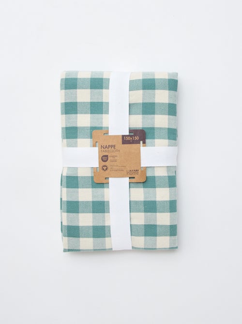 Tovaglia stampata a quadri - Kiabi