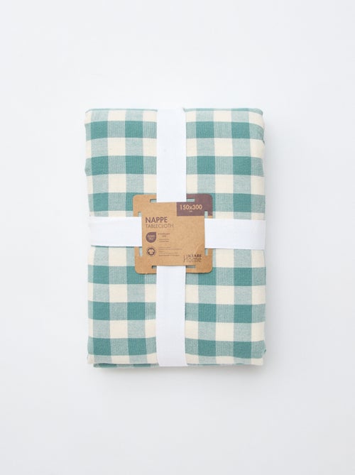 Tovaglia stampata a quadri - Kiabi