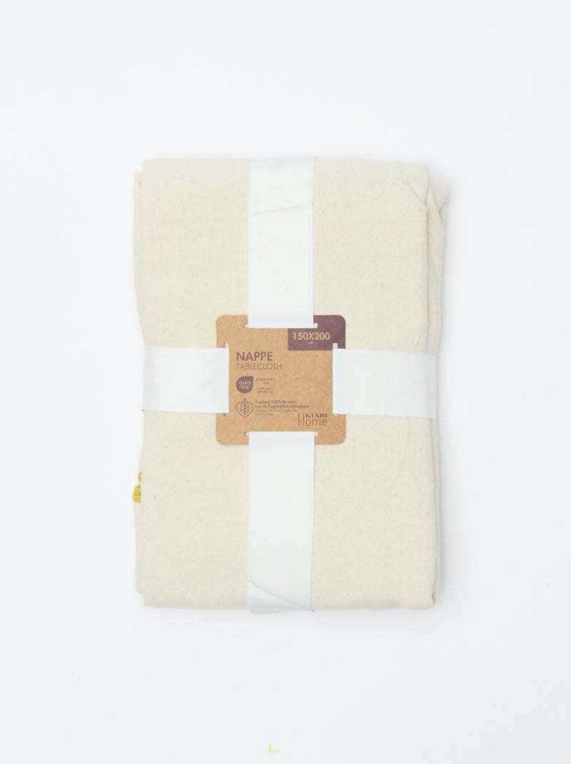 Tovaglia Da Tavola In Puro Cotone Rettangolare Tinta Unita Elegante Copritavolo Moderna Sala Da Pranzo Cucina Soggiorno Salvatavolo Panna 8102posti140x240cm 84719995