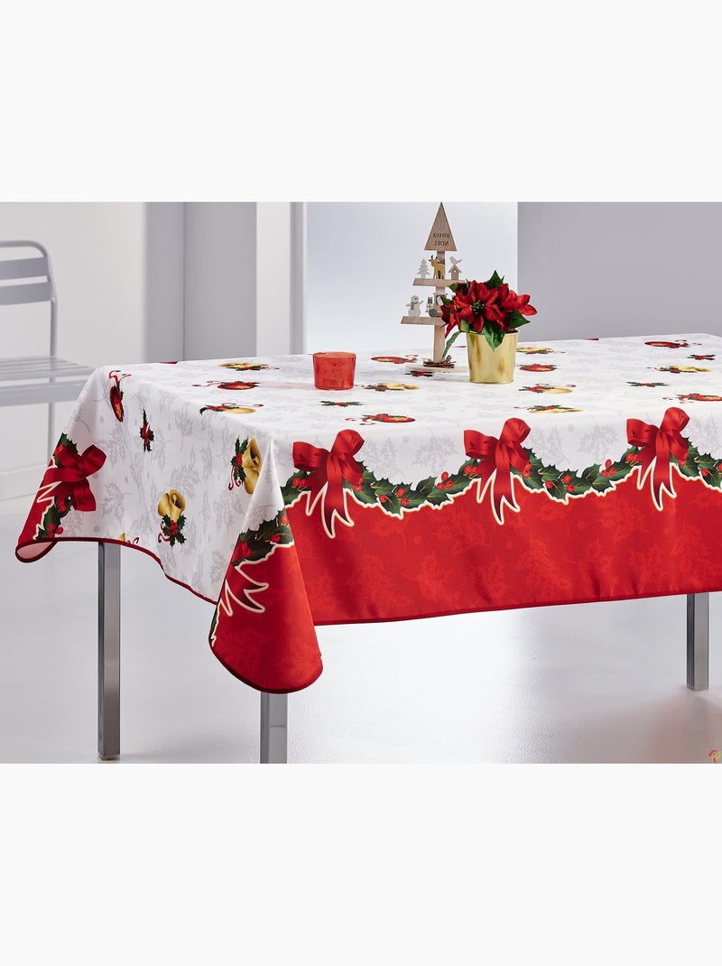 Tovaglie in Poliestere Babbo Natale o Campana PROMO LINGE Rosso - Kiabi