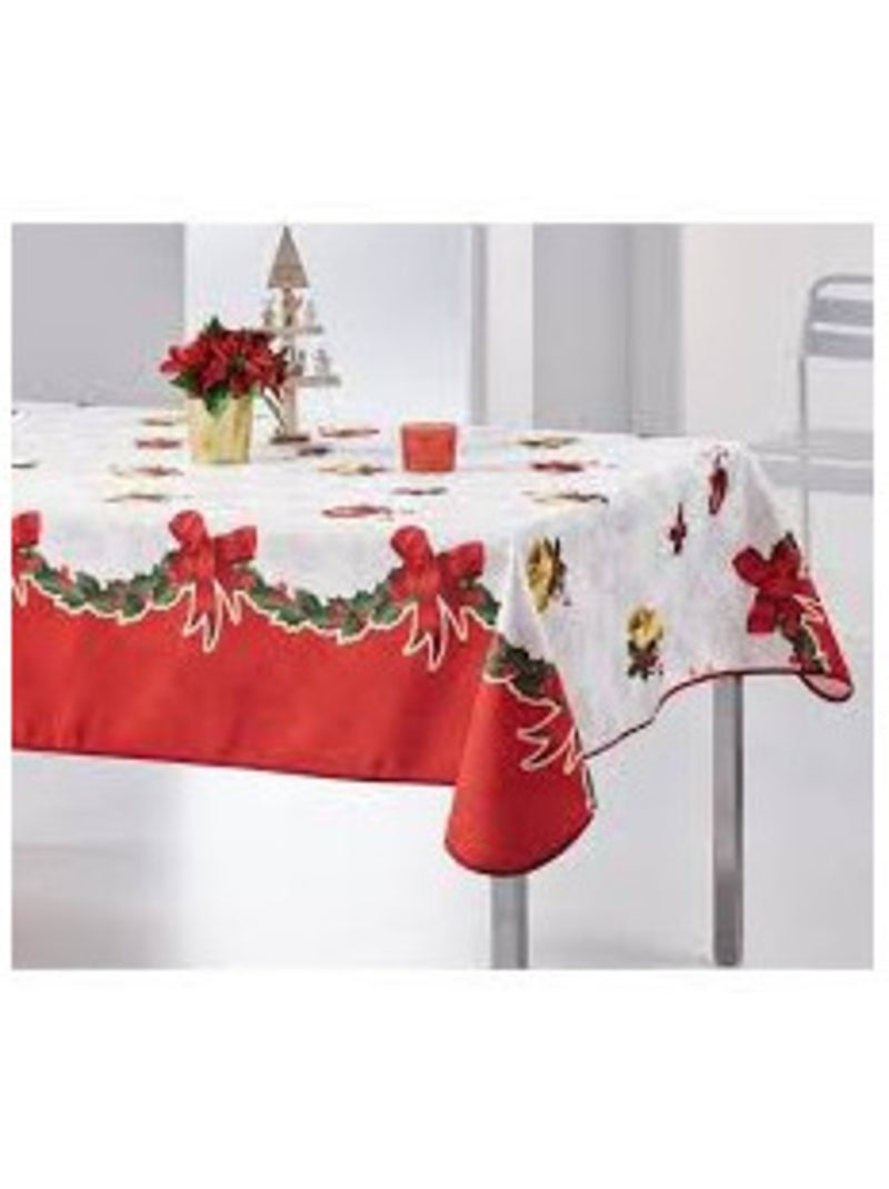Tovaglie in Poliestere Babbo Natale o Campana PROMO LINGE Rosso - Kiabi