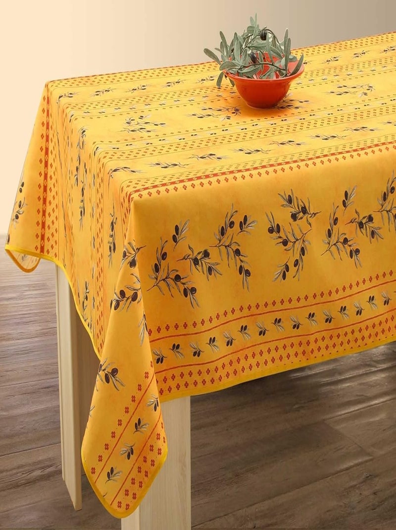 Tovaglie in Poliestere Olivou PROMO LINGE Bianco Verde Bianco - Kiabi