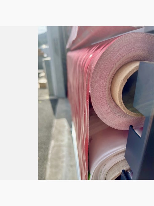 Tovaglie in PVC Métallisé Houlis Rouge PROMO LINGE - Kiabi