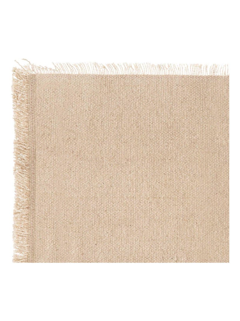 Tovaglietta con frange Beige - Kiabi