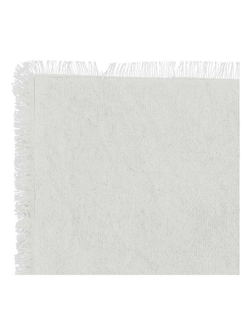 Tovaglietta con frange Bianco - Kiabi