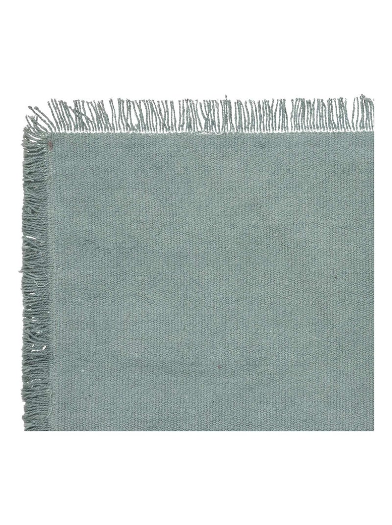Tovaglietta con frange Blu celadon - Kiabi