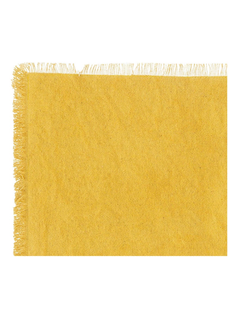 Tovaglietta con frange Giallo - Kiabi