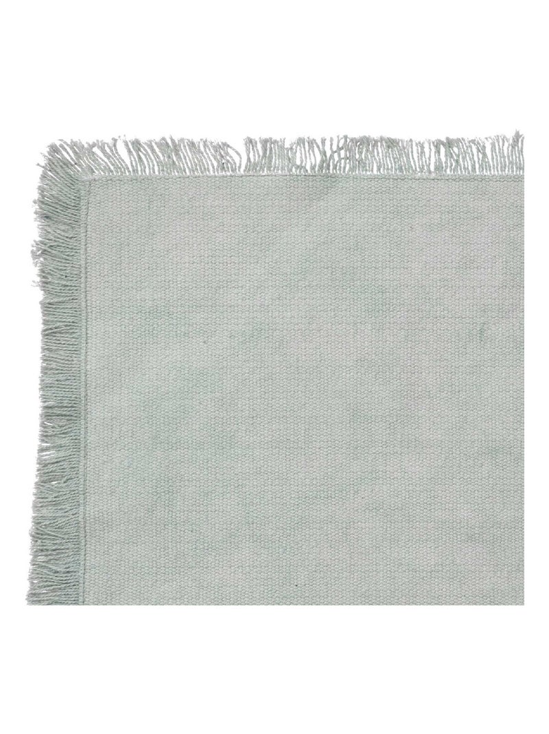 Tovaglietta con frange Verde - Kiabi