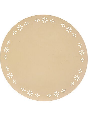 Tovaglietta decorativa rotonda con motivo floreale