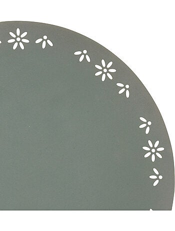 Tovaglietta decorativa rotonda con motivo floreale