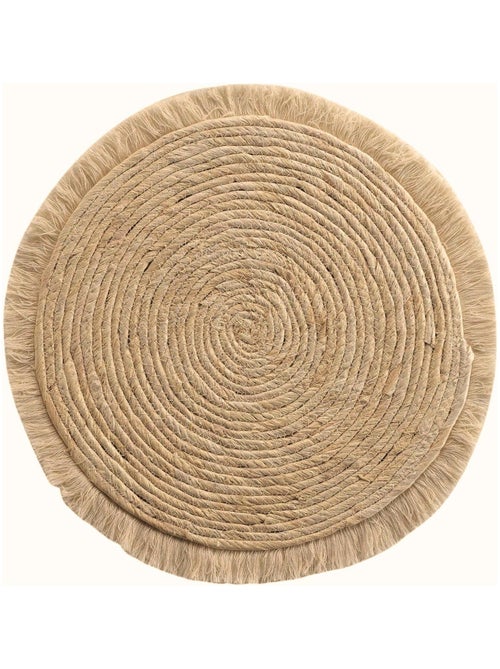 Tovaglietta di giunco con frange - Kiabi