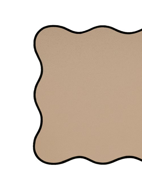 Tovaglietta rettangolare, liscia con bordi ondulati - Kiabi