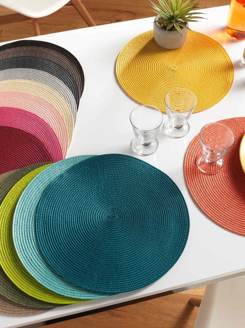 Tovaglietta rotonda e colorata Cachi - Kiabi