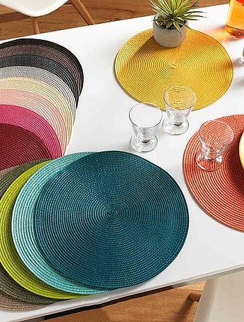 Tovaglietta rotonda e colorata