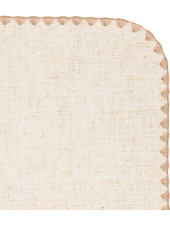 Tovaglietta sandrine effetto lino 45x30cm beige