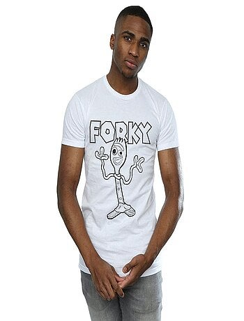 Toy story 4 maglietta forky uomo - disney