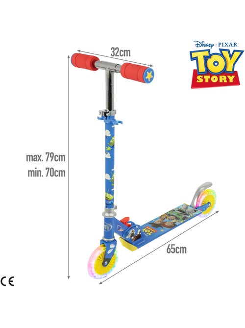 Toy story monopattino pieghevole a 2 ruote con luci - Kiabi Toy story monopattino pieghevole a 2 ruote con luci - Kiabi