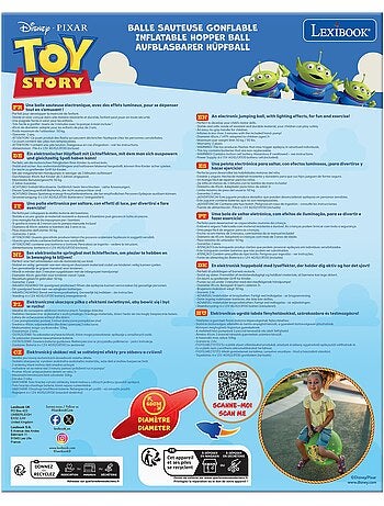 Toy Story Palla gonfiabile elettronica 18' / 45cm
