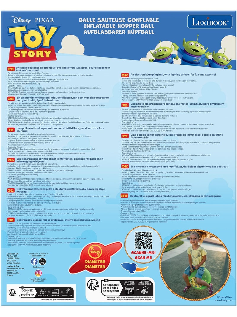 Toy Story Palla gonfiabile elettronica 18' / 45cm Verde - Kiabi