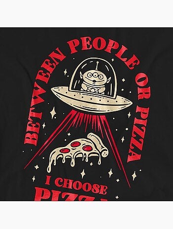 Toy Story Pizza Or People Maglietta Adulto Unisex