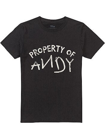 Toy Story Property Of Andy Maglietta Adulto Unisex