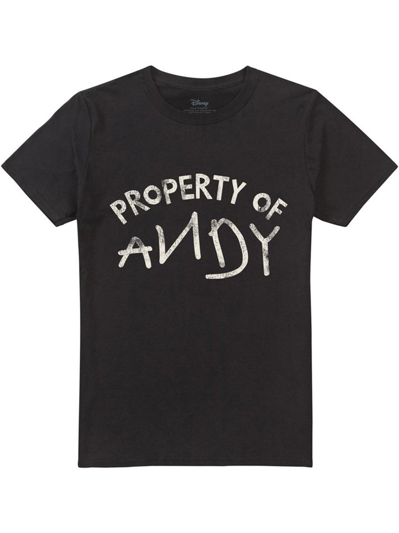 Toy Story Property Of Andy Maglietta Adulto Unisex Nero - Kiabi