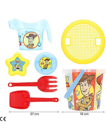 Toy story set secchiello da spiaggia con asciugamano e borsa accessori