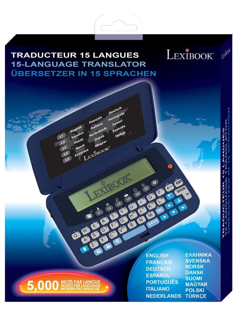 Traduttore elettronico tascabile in 15 lingue Nero - Kiabi