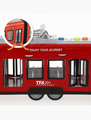 Tram giocattolo con luci e suoni 1:16 speed & go